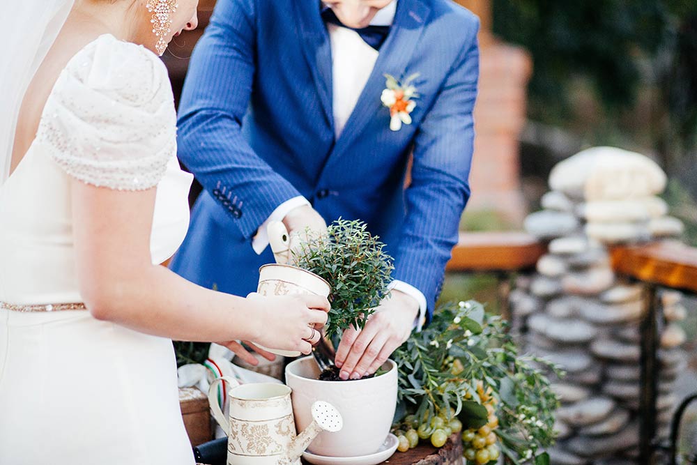 ゲスト参加型演出植樹セレモニー