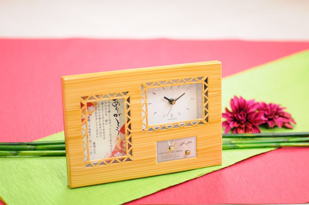 オルゴール付時計ことほぎ