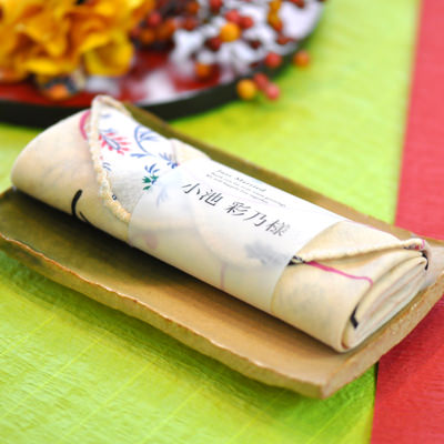 席札を兼ねたミニハンカチギフト