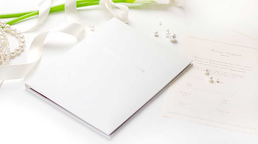 結婚証明書　クレアージュ