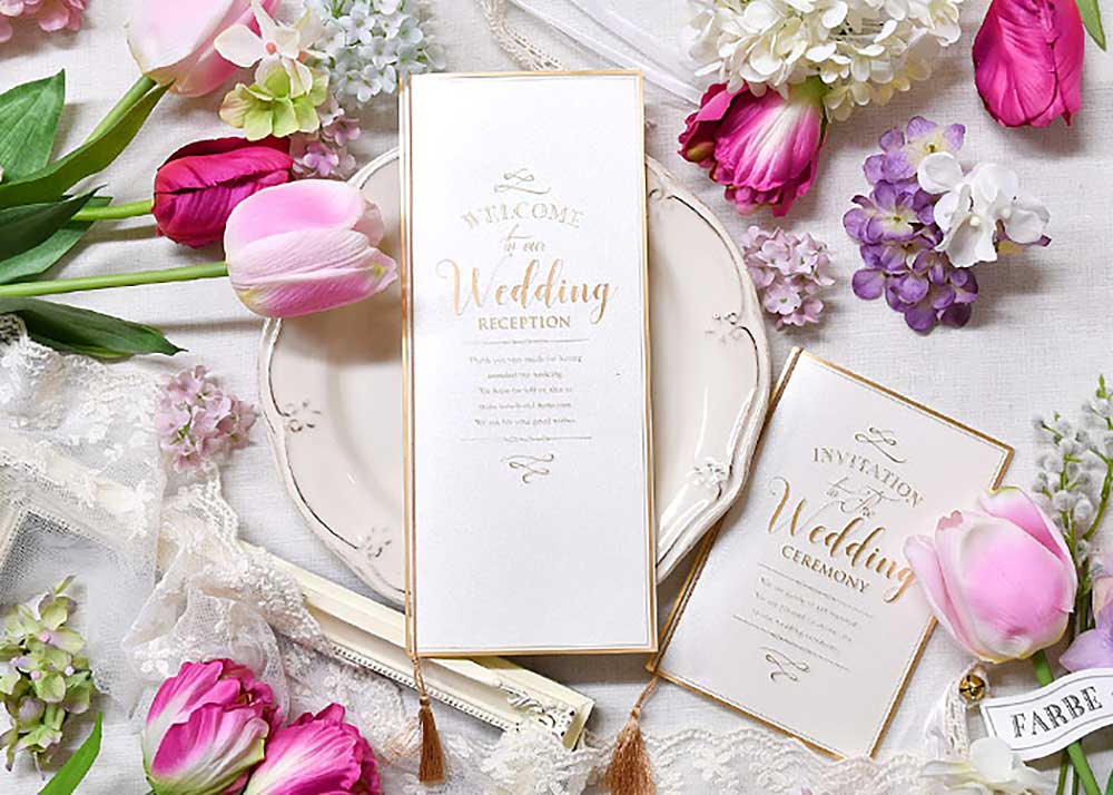 席次表「クレール」完成品オーダー（入力印刷込）