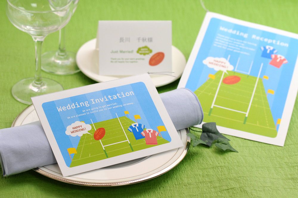 ラグビーウェディング