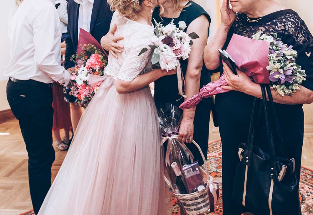 結婚式両親贈呈シーン