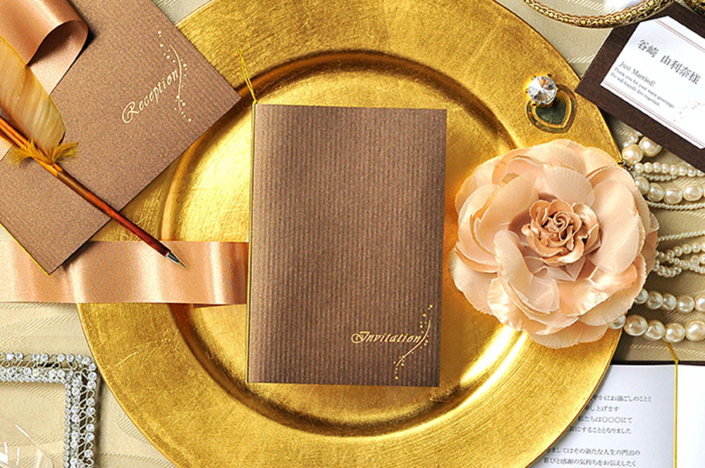 招待状手作りセット「モカ」