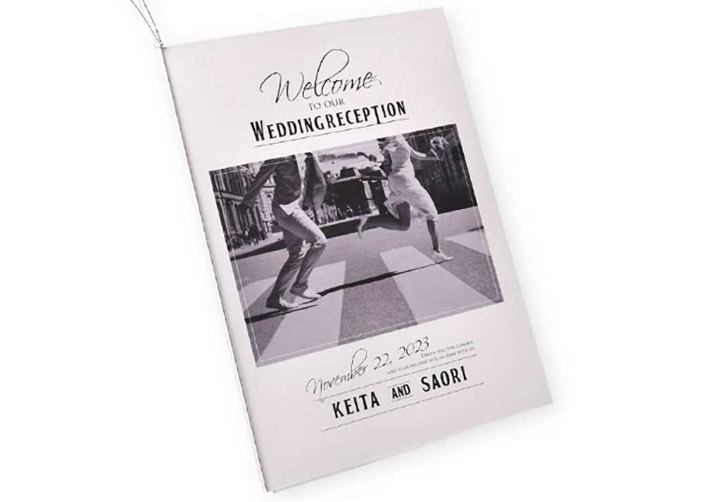 プロフィールブックモノクロ