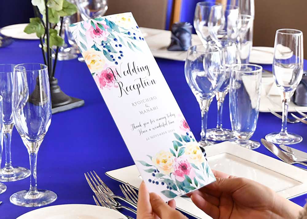 グラフィック席次表・海外風デザインシリーズ