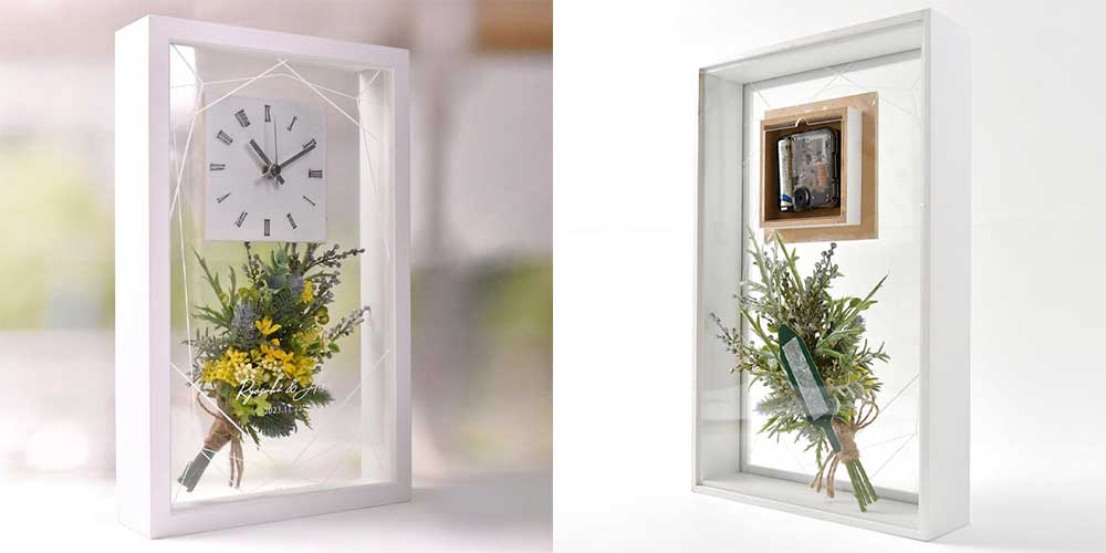 フラワークリアクロック3