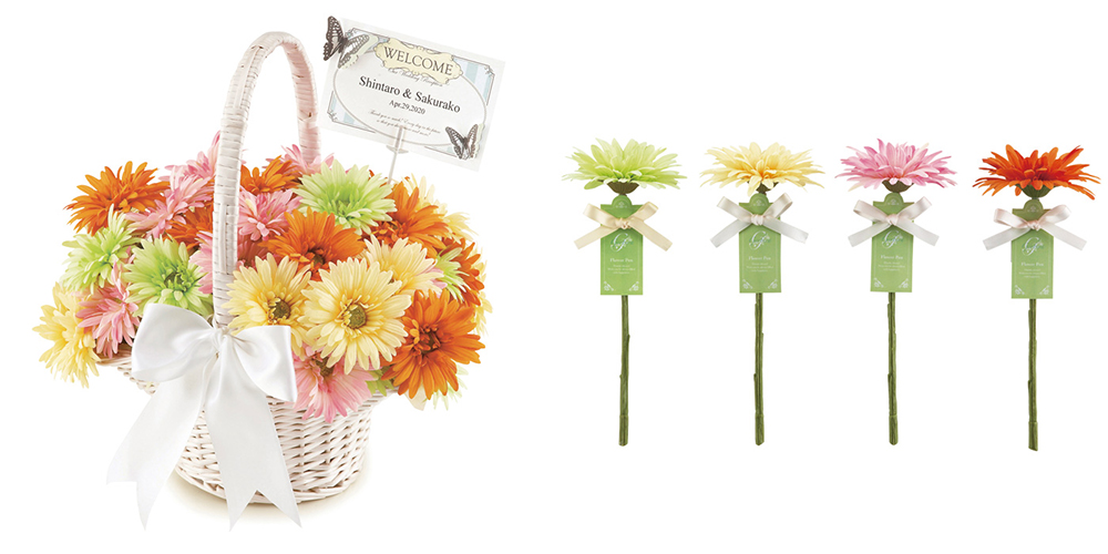 フラワーペン "ガーベラ" 48本セット