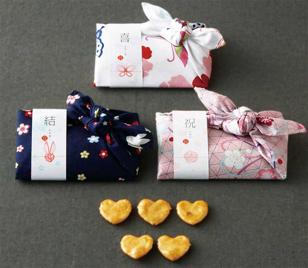 こころつつみはーとせんべい