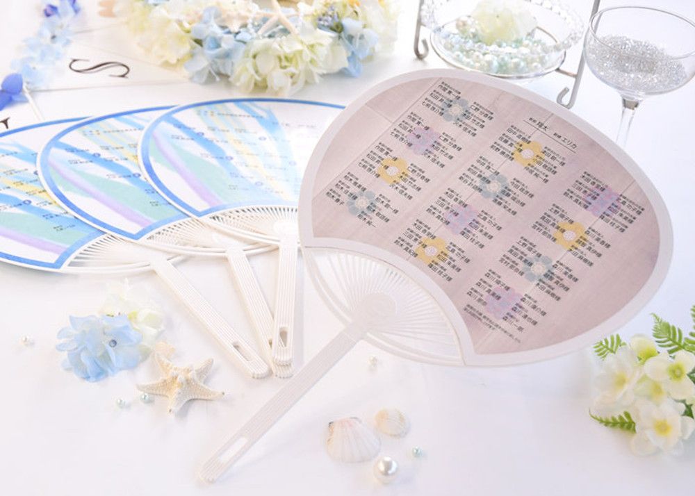 席次表うちわ（1名様分）