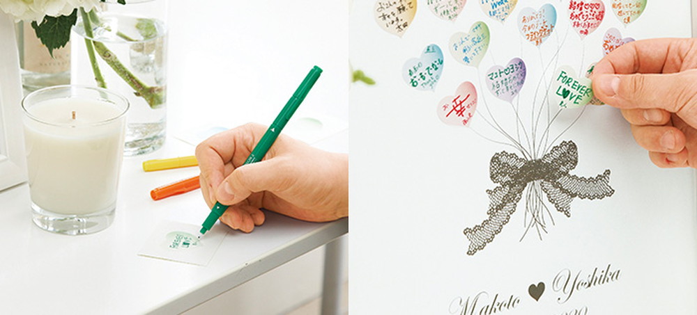 シールタイプの寄せ書き メモリーボード/パーティー