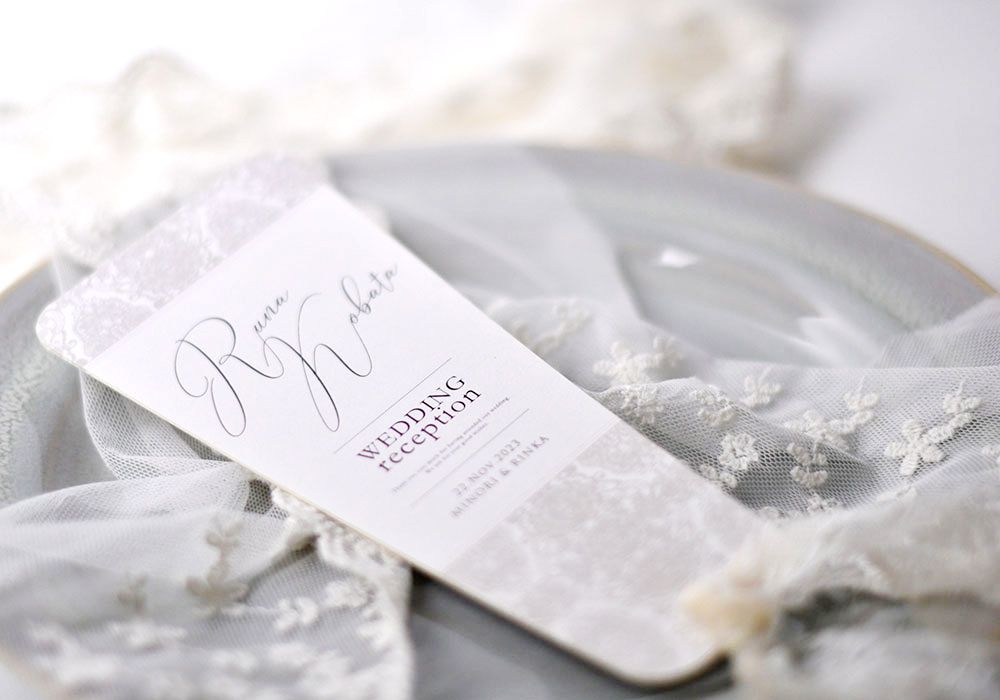 扇子型ペーパーアイテム