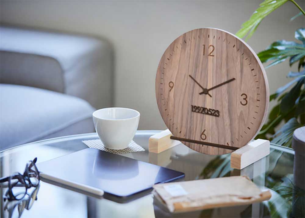 花嫁の手紙/木製レーザー刻印「バースディプレート」