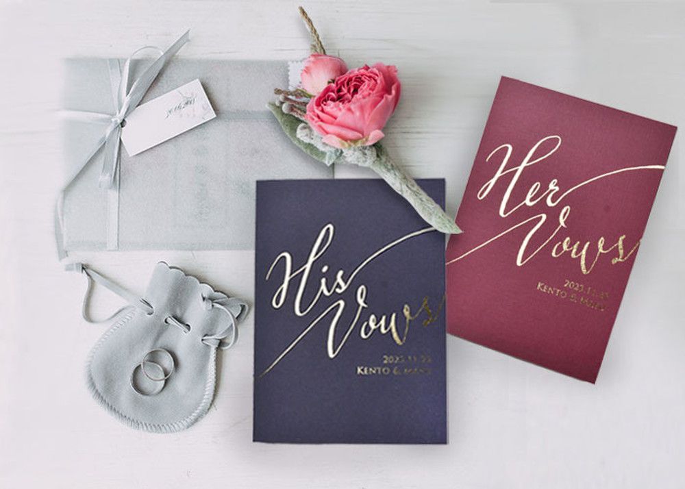 Wedding vow books誓いのノート「ダーク」