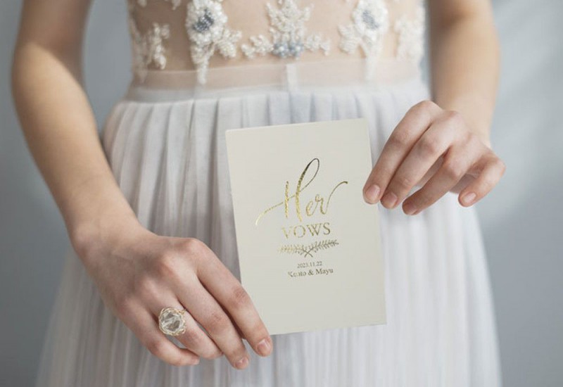 Wedding vow books誓いのノート「ホワイト」