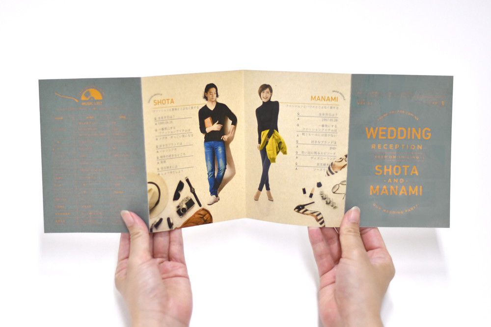 オシャレなプロフィールブック