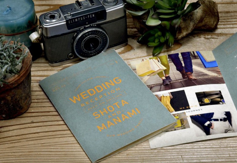 オシャレなプロフィールブック