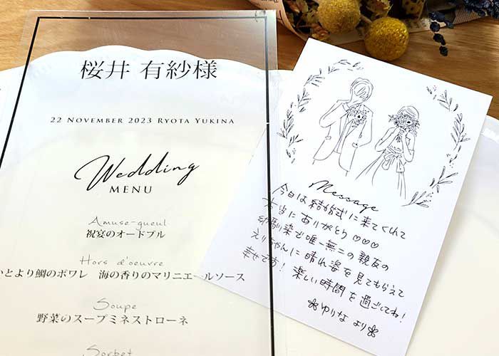 コロナ禍の結婚式で使える マスク姿の新郎 新婦のメッセージカード見つけた アツメル結婚式レシピ 買える結婚式アイテム Wedding Mart ウェディングマート