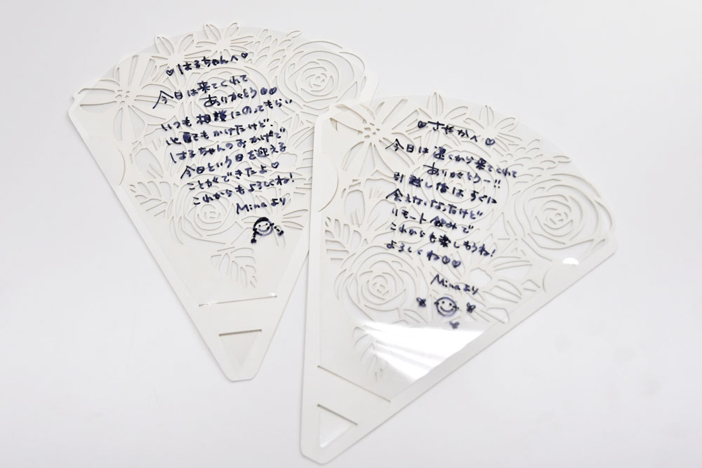 ウェディングフェイスシールド