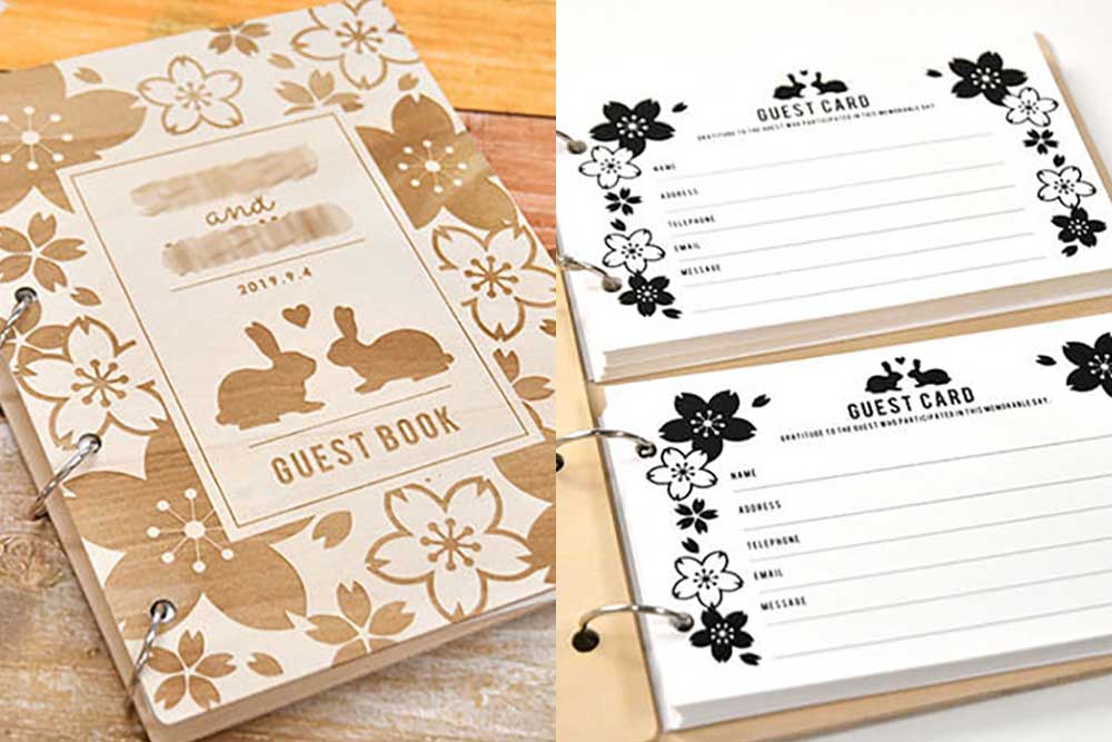 オリジナルゲストブック実例4